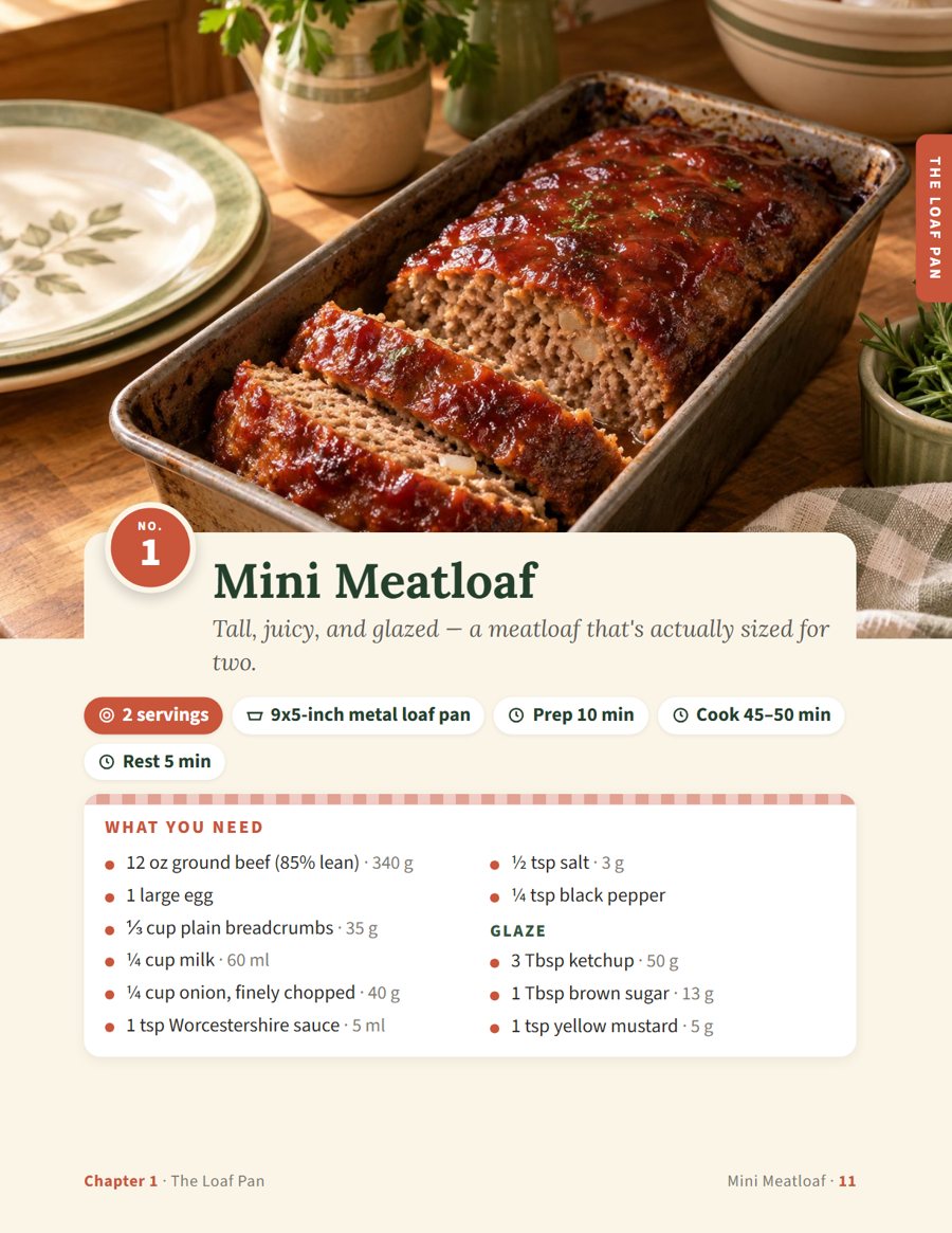 Mini Meatloaf, page 1